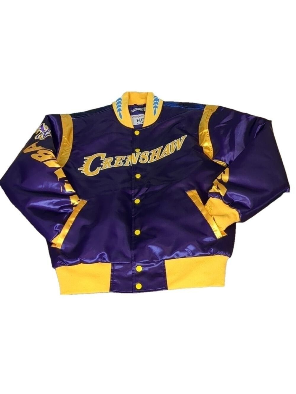 HEADGEAR classics purple alt Kobe Crenshaw satin jacket size medium